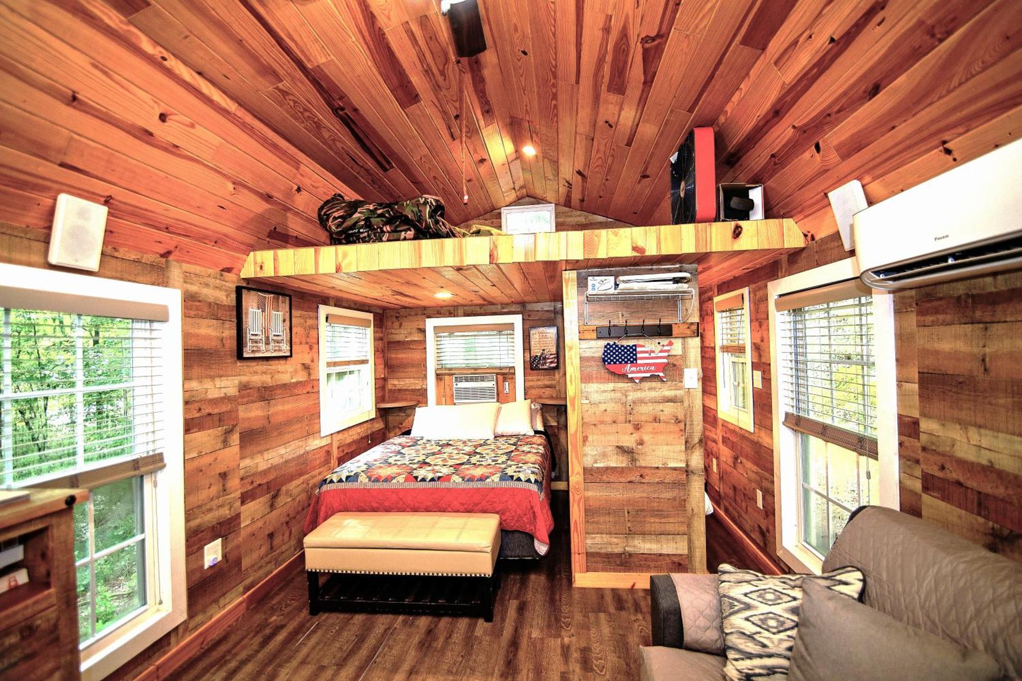 The Americana - Parker Creek Bend Cabins Murfreesboro Exteriör bild