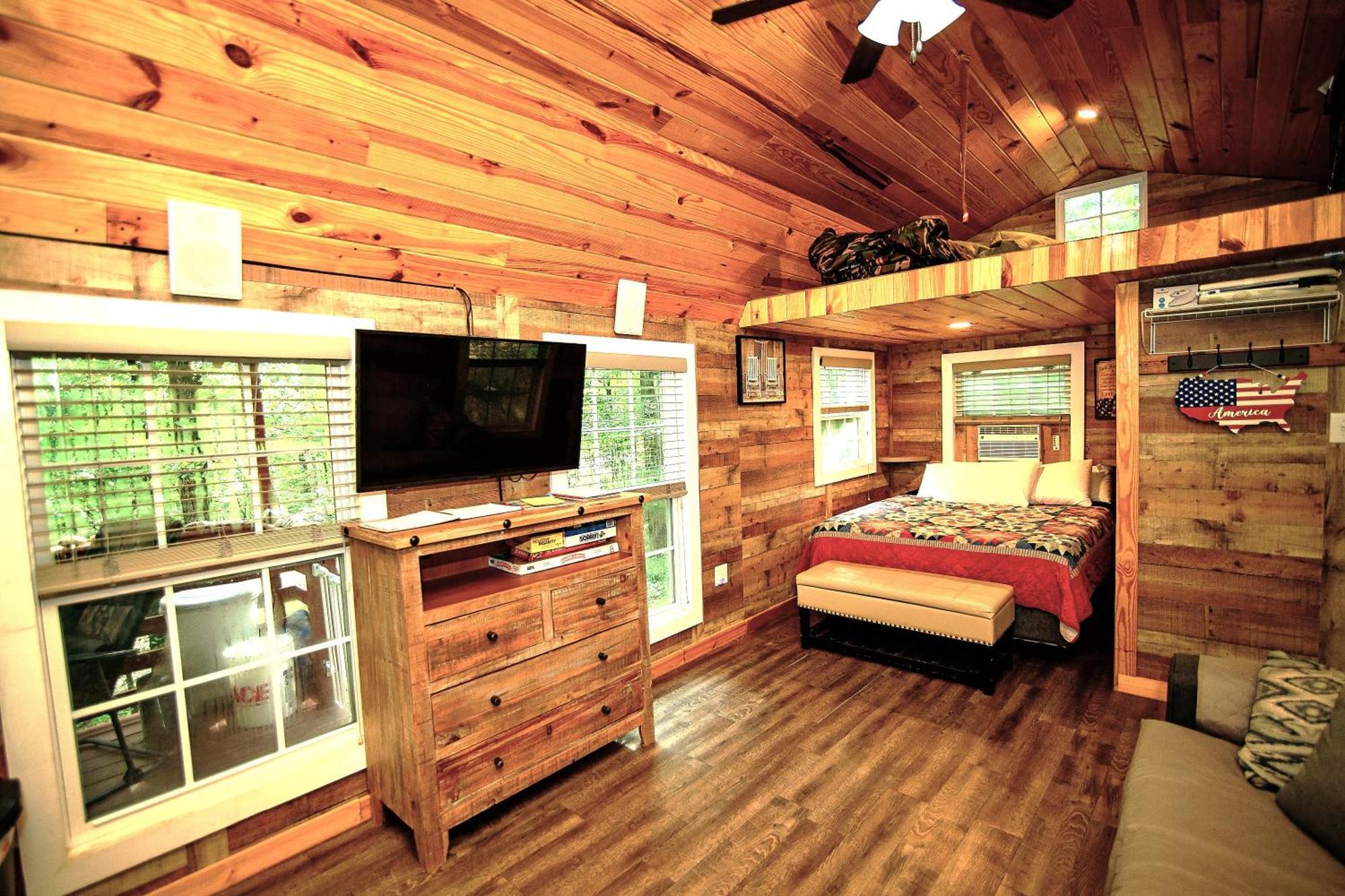 The Americana - Parker Creek Bend Cabins Murfreesboro Exteriör bild