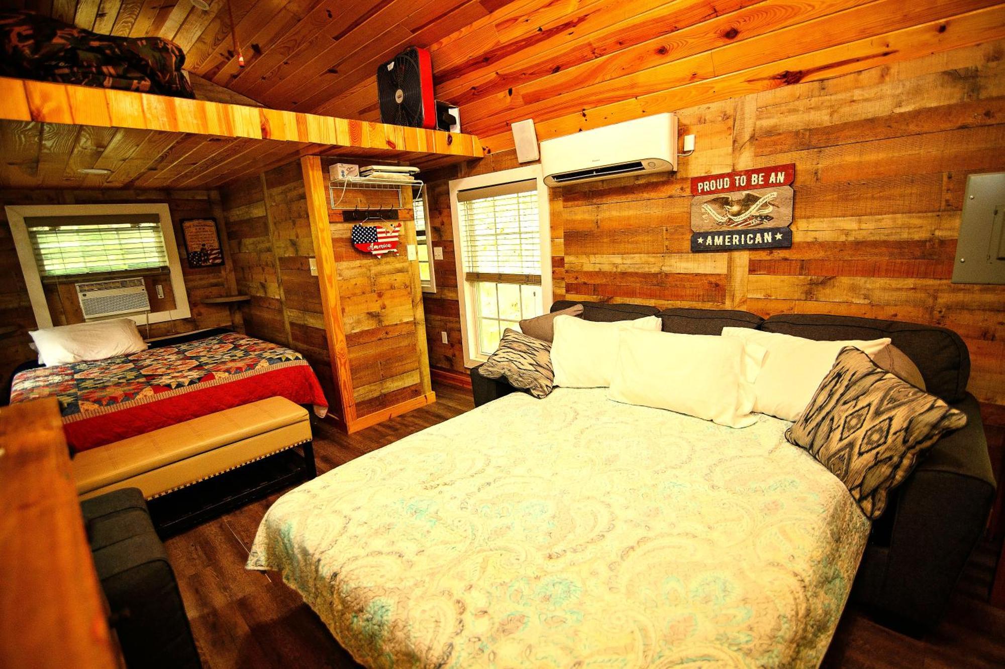 The Americana - Parker Creek Bend Cabins Murfreesboro Exteriör bild
