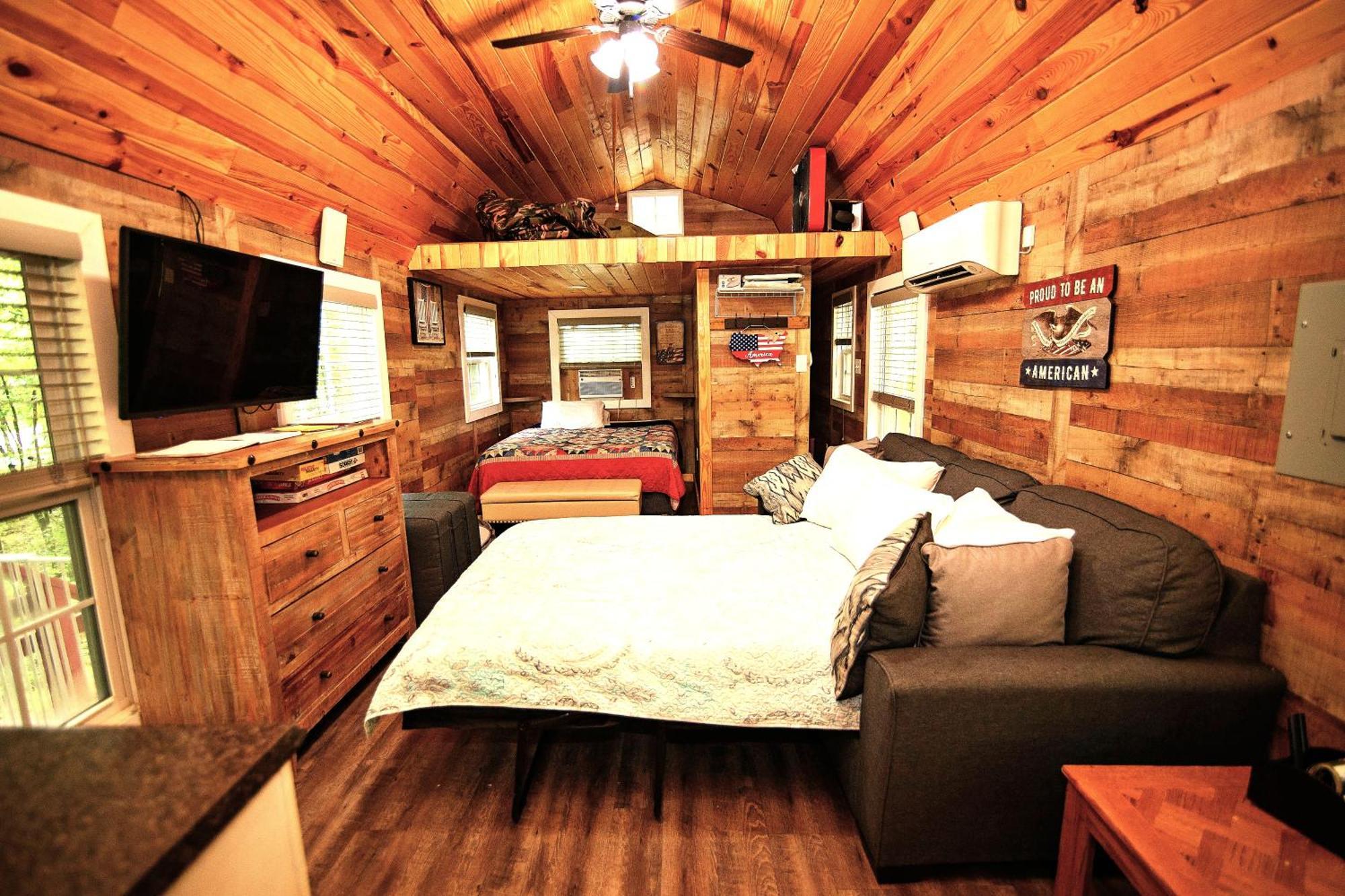 The Americana - Parker Creek Bend Cabins Murfreesboro Exteriör bild
