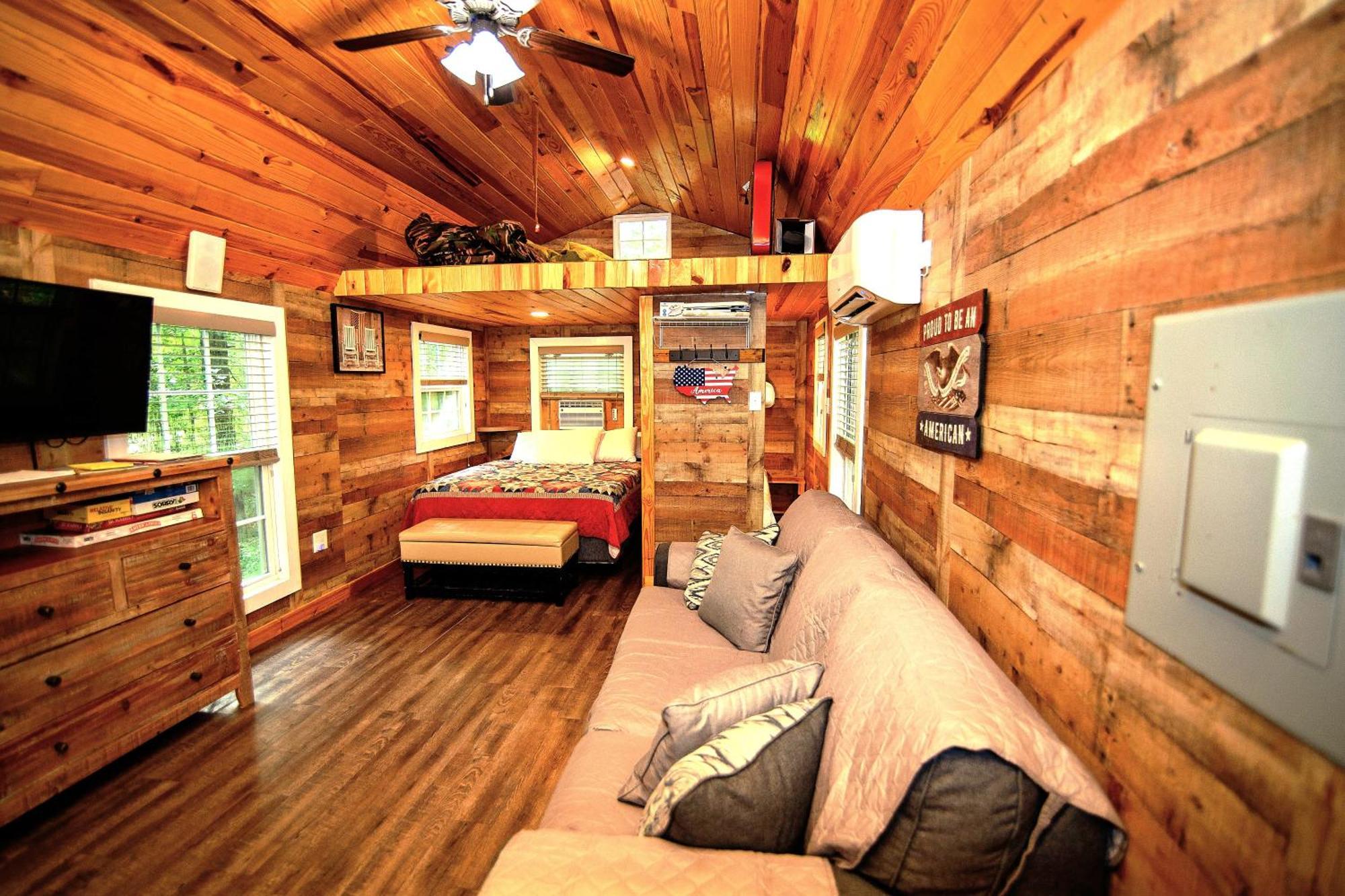 The Americana - Parker Creek Bend Cabins Murfreesboro Exteriör bild