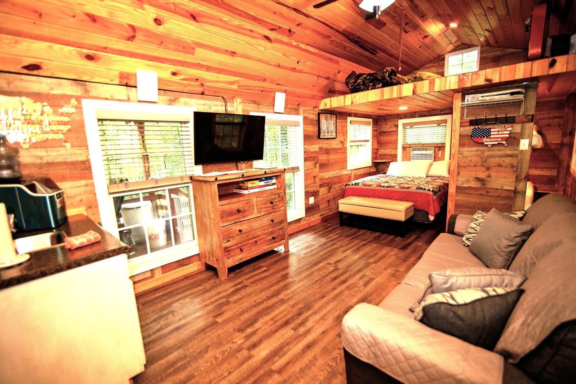 The Americana - Parker Creek Bend Cabins Murfreesboro Exteriör bild